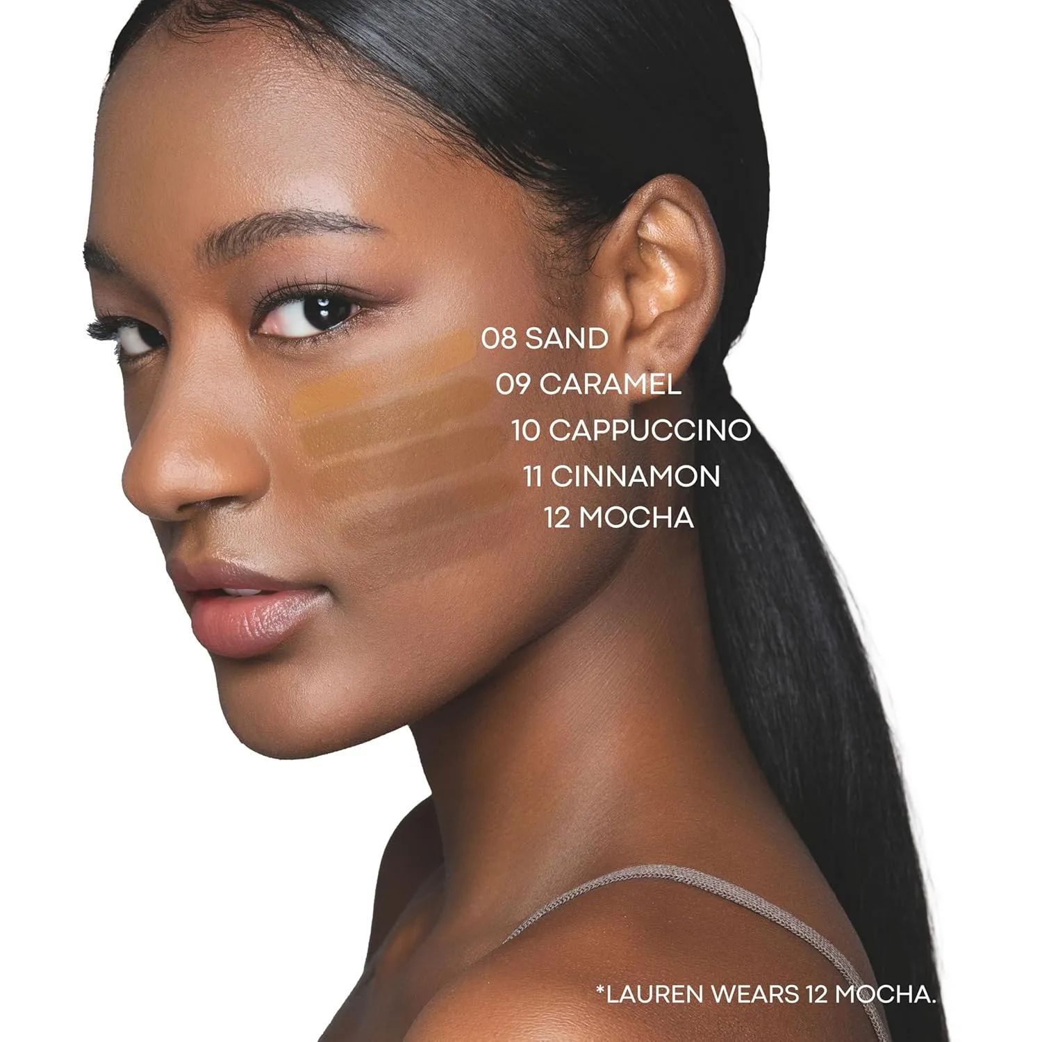 Toktok Glow Cushion Foundation, Dark Shades for melanin beauties, provides buildable coverage with luminous finish with diamond powder, glacial water, and vitamin(#09 CARAMEL, 0.42 Fl Oz)