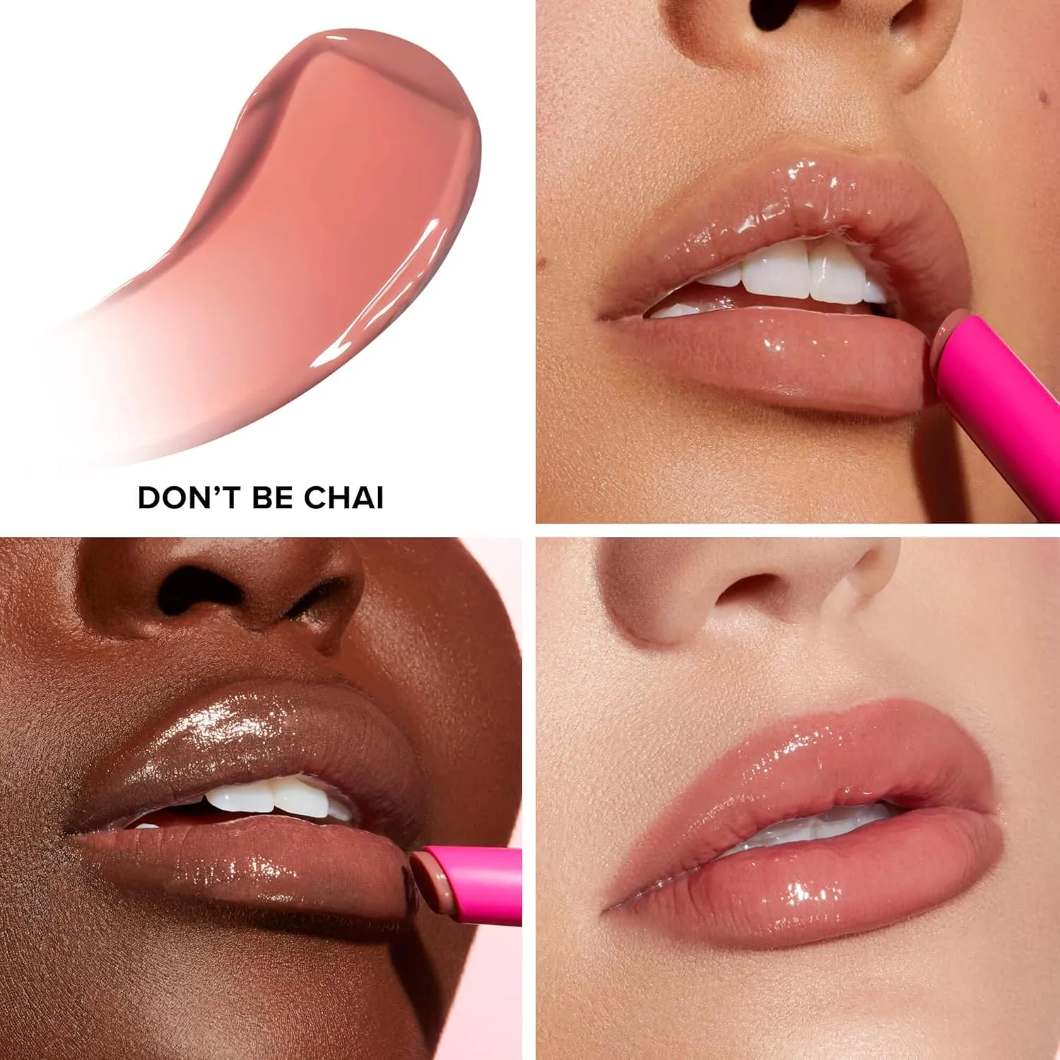 Too Faced Lip Injection Extreme Plumping Clicks | Glossy Lip Plumper, Hydrating   Dewy with High Shine Sheer Color