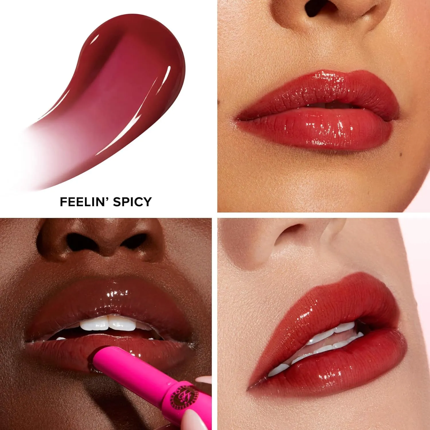 Too Faced Lip Injection Extreme Plumping Clicks | Glossy Lip Plumper, Hydrating   Dewy with High Shine Sheer Color