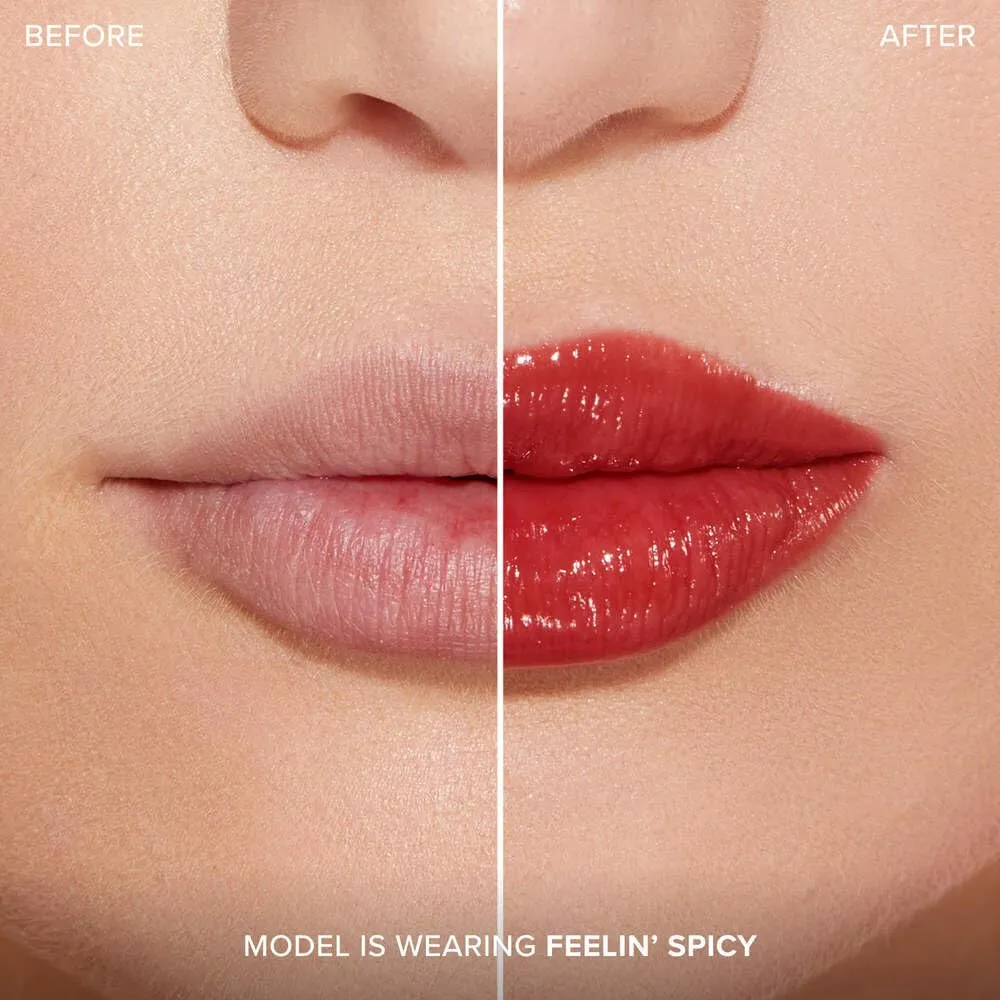 Too Faced Lip Injection Extreme Plumping Clicks | Glossy Lip Plumper, Hydrating   Dewy with High Shine Sheer Color
