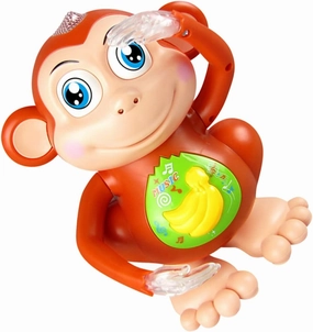 Toyvian Monkey Musical Dancing Baby Toys