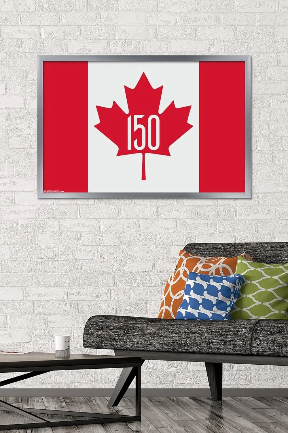 Trends International Canada - 150th Anniversary Wall Poster, 22.375" x 34", Silver Framed Version