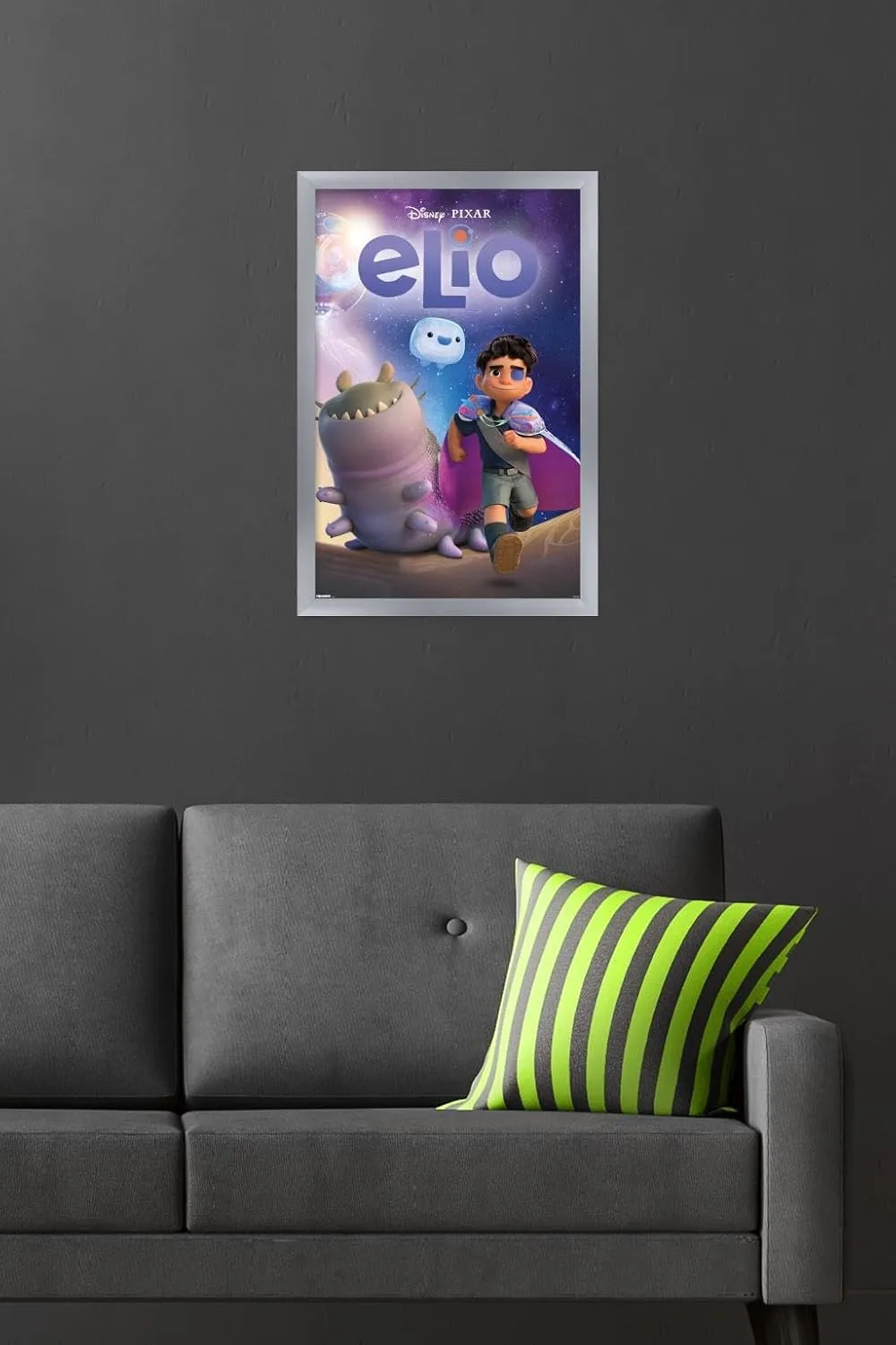 Trends International Disney Elio (2025) - Friends Wall Poster, 22.4L x 14.7W, Silver Framed Version