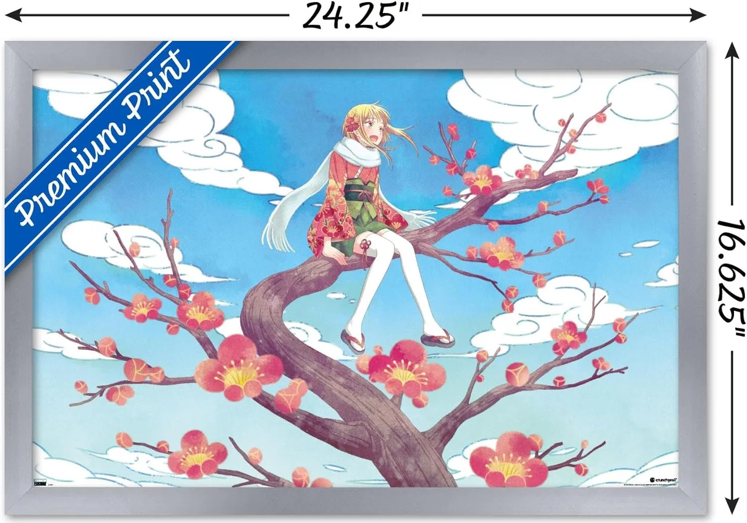 Trends International Fruits Basket - Kisa Soma Wall Poster, 22.4L x 14.7W, Silver Framed Version