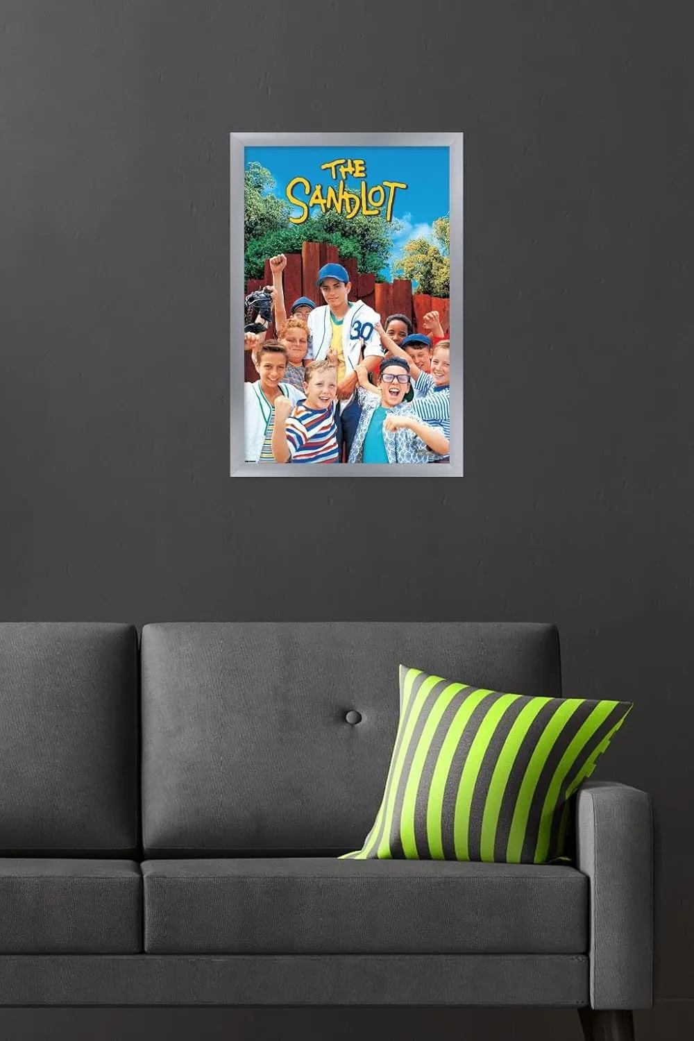 Trends International The Sandlot (1993) - One Sheet Wall Poster, 22.4L x 14.7W, Silver Framed Version