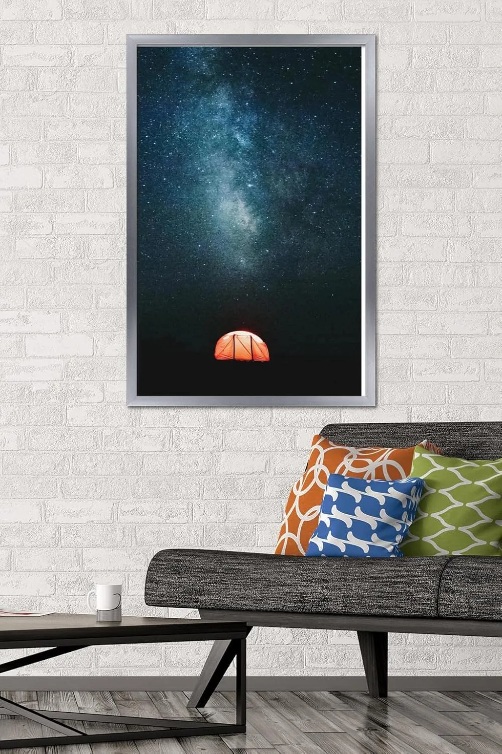 Trends International Under The Stars Wall Poster, 22.375" x 34", Silver Framed Version