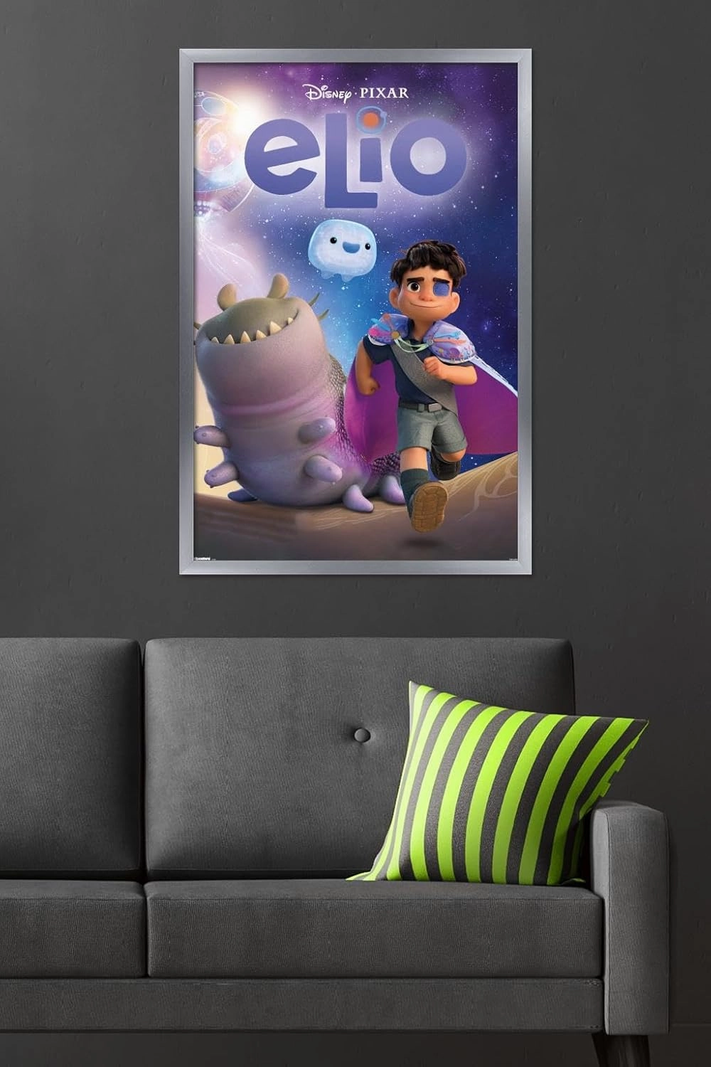Trends International Disney Elio (2025) - Friends Wall Poster, 34L x 22.4W, Silver Framed Version