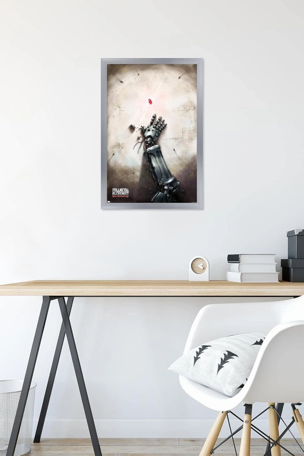 Trends International Fullmetal Alchemist: Brotherhood - Key Art 4 Wall Poster, 22.4L x 14.7W, Silver Framed Version