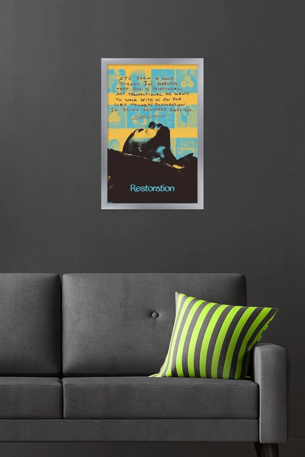 Trends International Lecrae - Restoration Wall Poster, 22.4L x 14.7W, Silver Framed Version