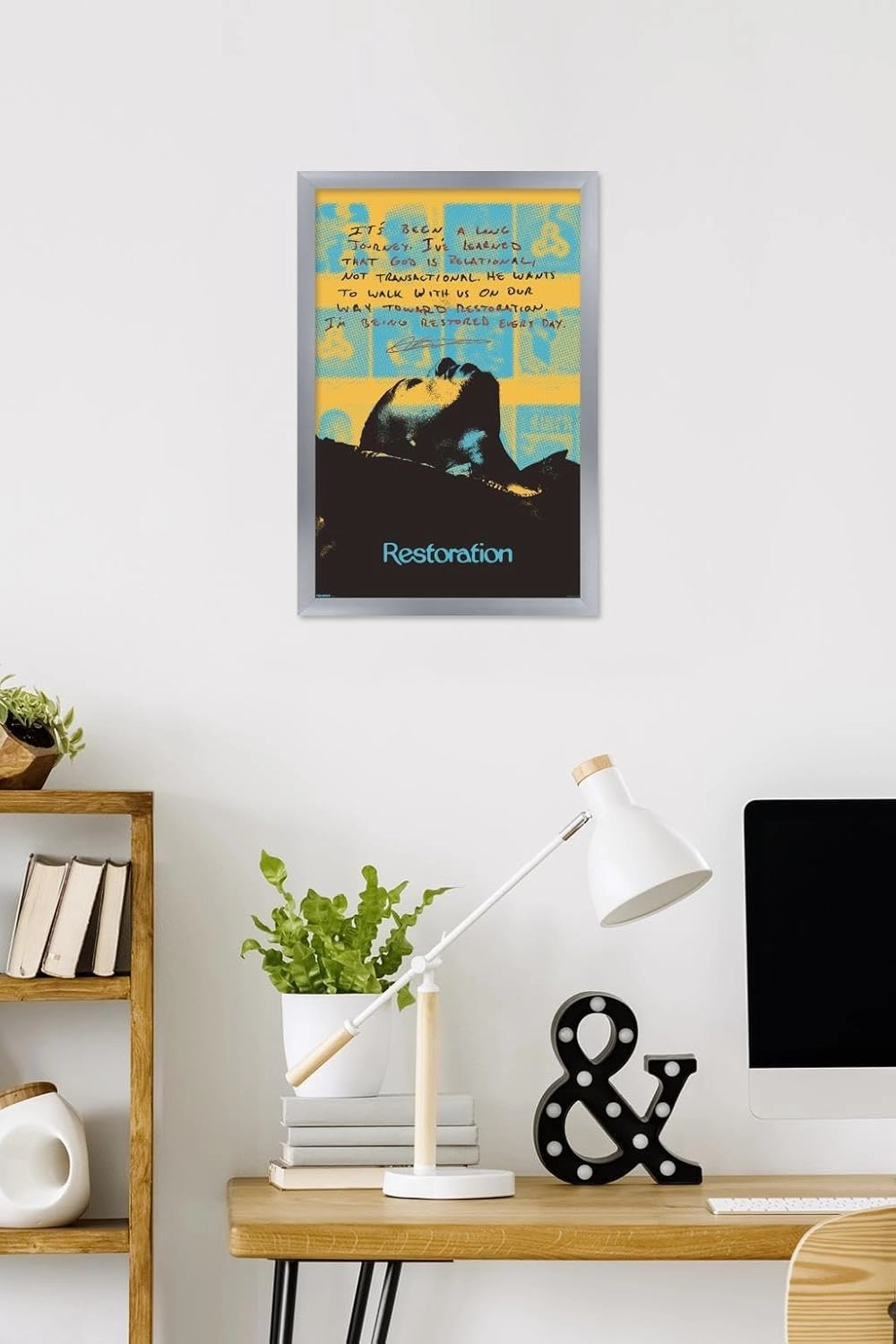 Trends International Lecrae - Restoration Wall Poster, 22.4L x 14.7W, Silver Framed Version