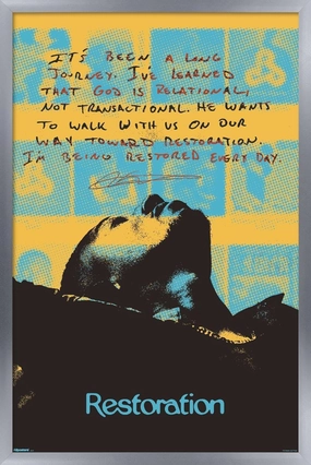 Trends International Lecrae - Restoration Wall Poster, 22.4L x 14.7W, Silver Framed Version