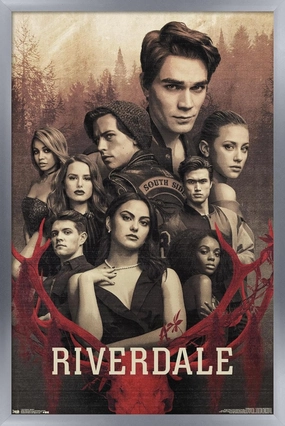 Trends International Riverdale - Mystery Wall Poster, 22.375" x 34", Silver Framed Version