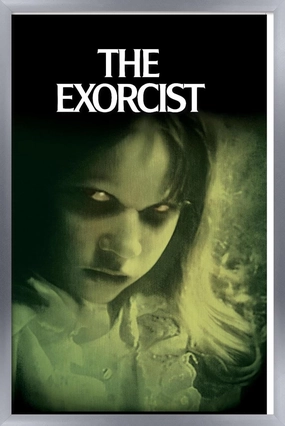 Trends International The Exorcist - Eyes Wall Poster, 34L x 22.4W, Silver Framed Version