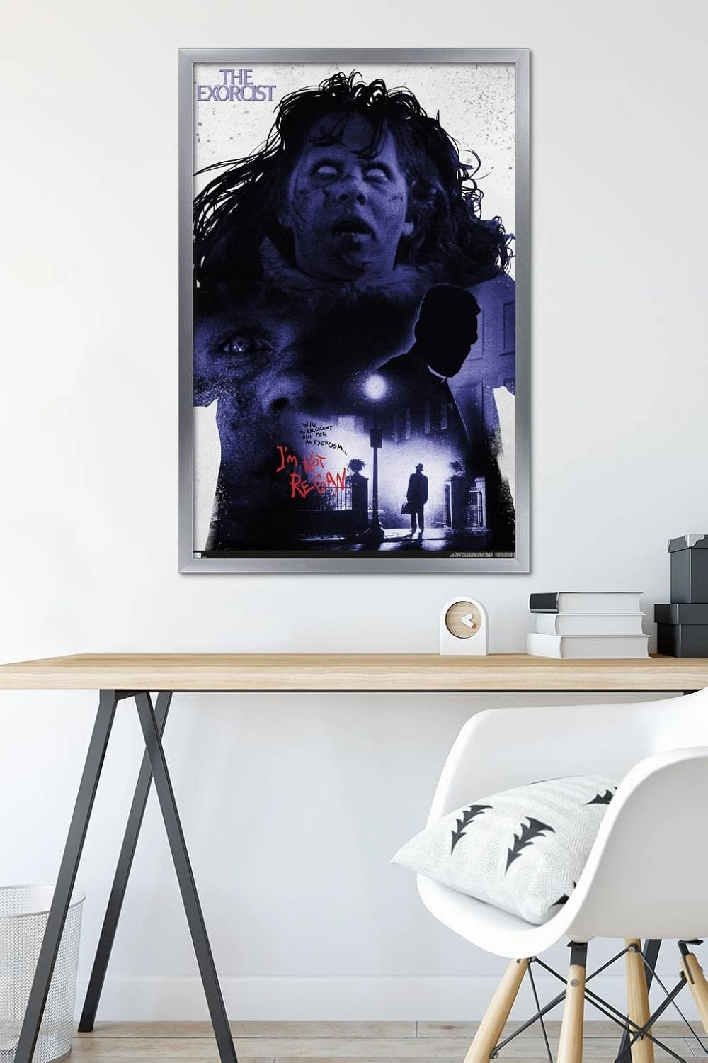Trends International The Exorcist - I'm Not Regan Wall Poster, 34L x 22.4W, Silver Framed Version