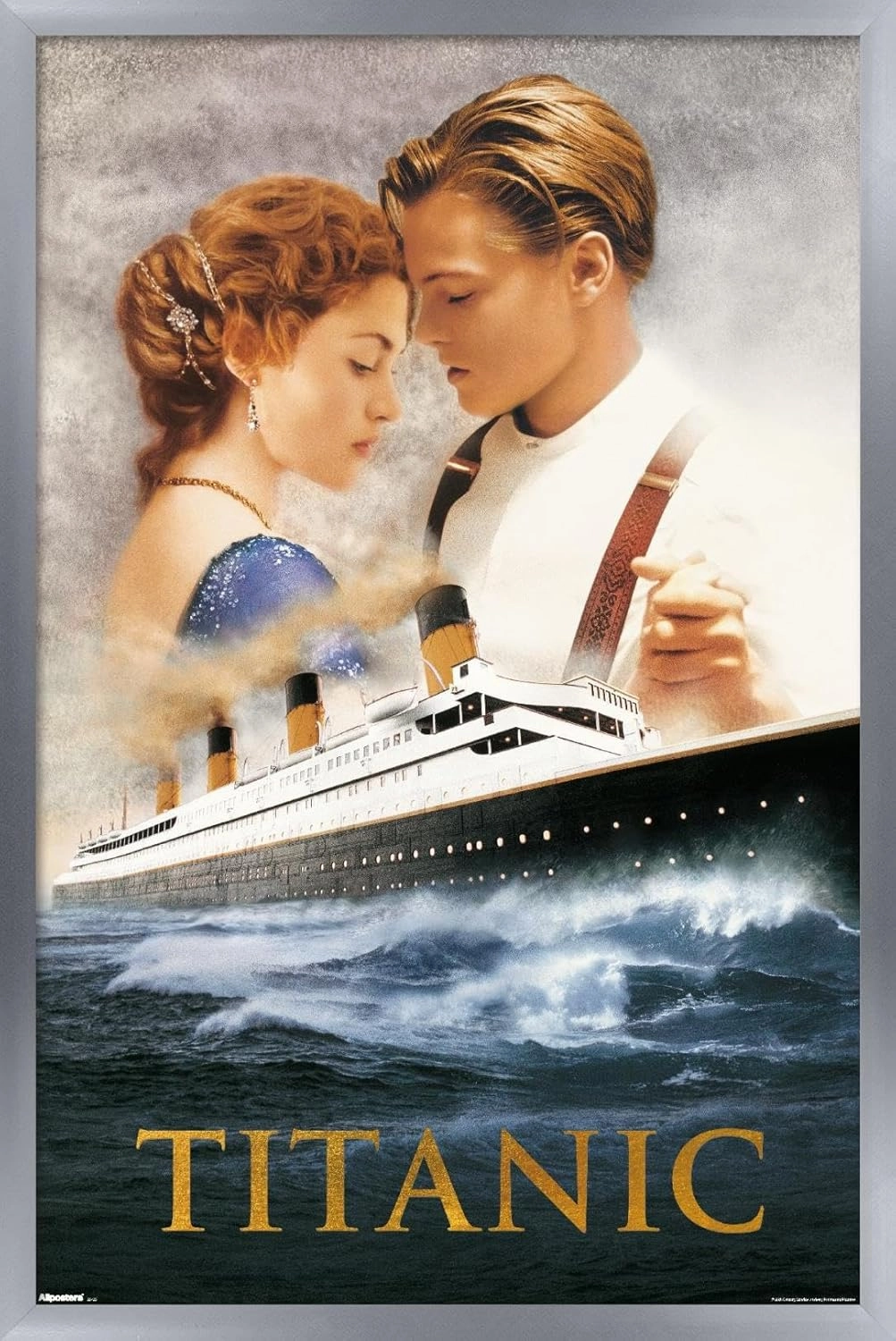 Trends International Titanic (1997) - Dance One Sheet Wall Poster, 22.4L x 14.7W, Silver Framed Version
