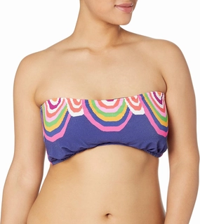 Trina Turk Women's Bandeau Hipster Bikini Swimsuit Top