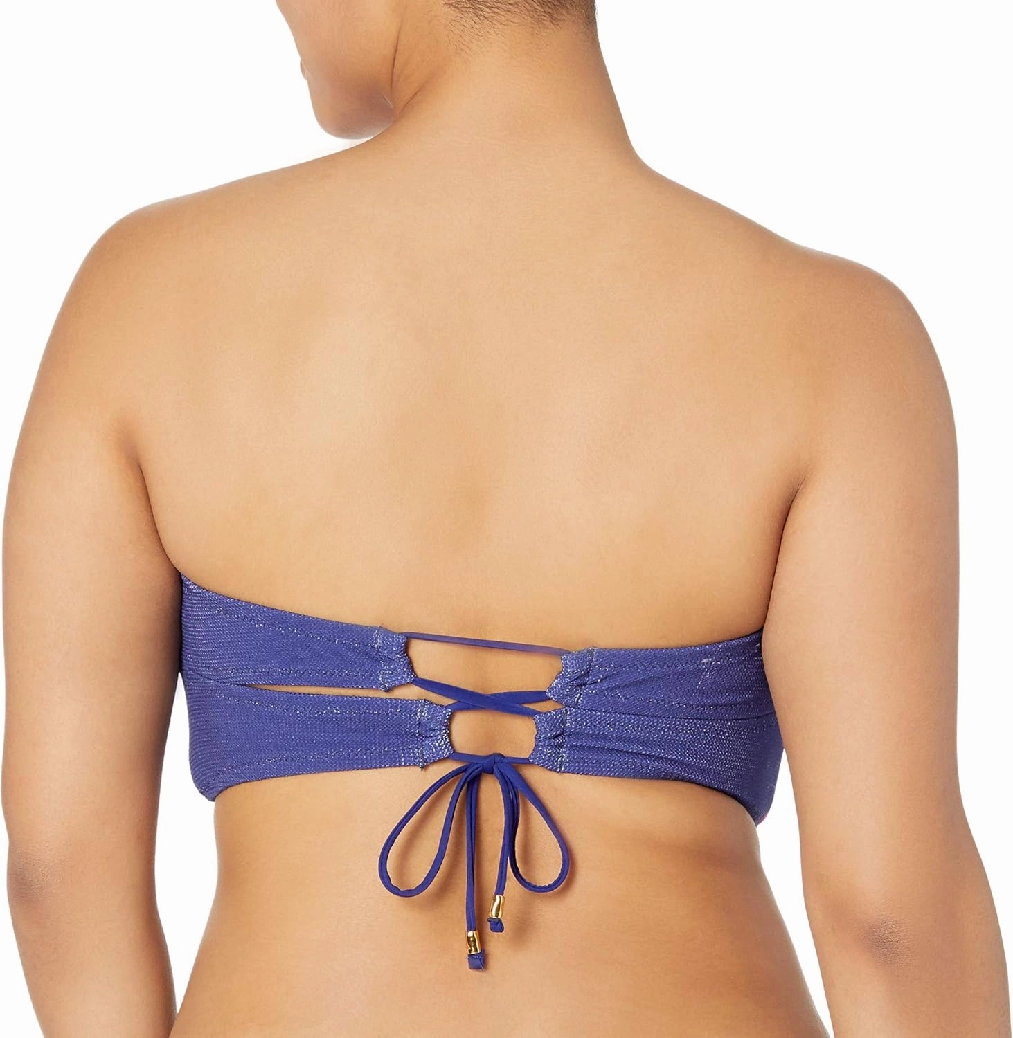 Trina Turk Women's Bandeau Hipster Bikini Swimsuit Top