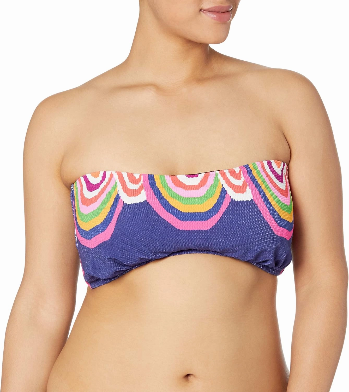 Trina Turk Women's Bandeau Hipster Bikini Swimsuit Top