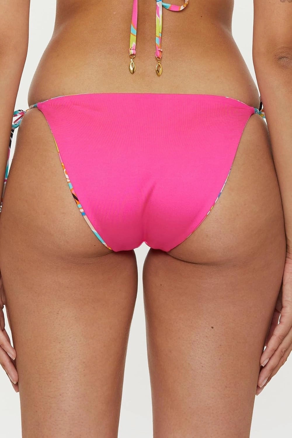 Trina Turk Women's Venus Tie Side Bikini Bottom, Cheeky Coverage, Swimwear Separates