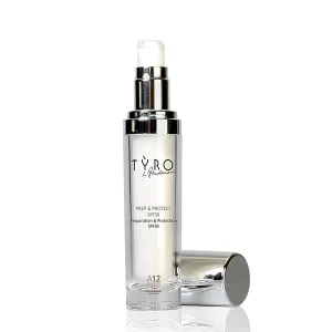 TYRO Prep And Protect Spf 30 Sunscreen - Offers Protection With Spf 30 & Vitamin B - Ideal As A Base For Foundation - For Beautiful, Even And Longer Lasting Makeup - For Gorgeous Highlights - 1 Oz