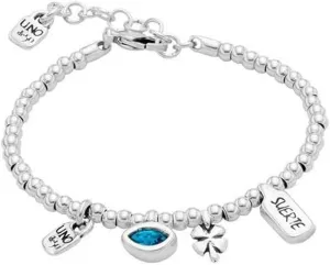 Uno de 50 I'M WAITING FOR YOU BLUE Silver-plated Bracelet