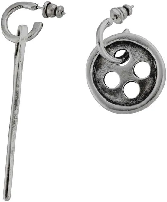 UNOde50 - Earrings Needle and button