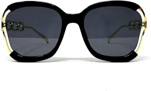 Vintage Large Frame Jackie O Style Sunglasses for Women Retro Fashion