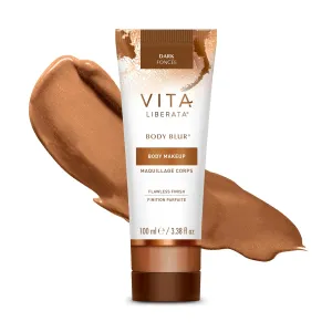 Vita Liberata Body Blur, Leg and Body Makeup. Skin Perfecting Body Foundation for Flawless Bronze, Easy Application, Radiant Glow, Evens Skin Tone, New Packaging