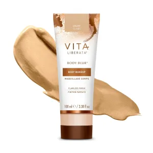Vita Liberata Body Blur, Leg and Body Makeup. Skin Perfecting Body Foundation for Flawless Bronze, Easy Application, Radiant Glow, Evens Skin Tone, New Packaging