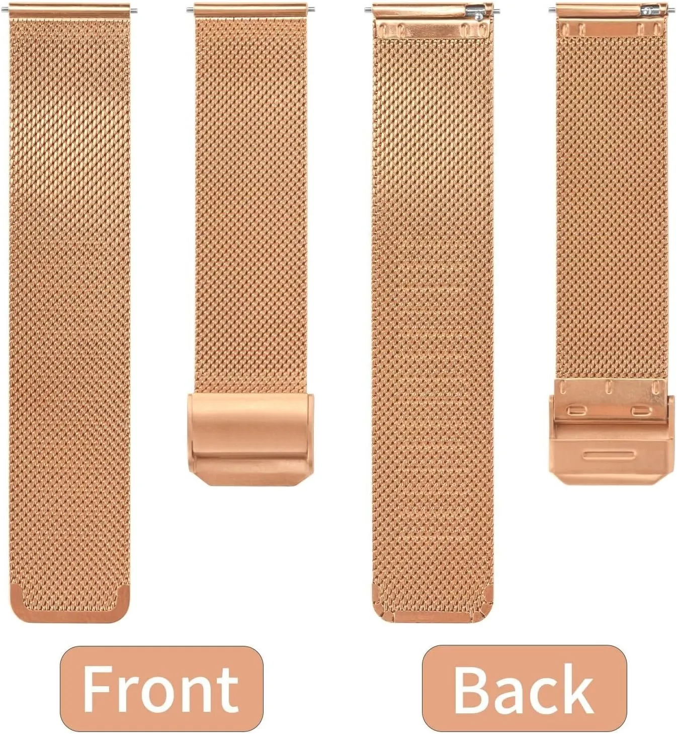Watch Band Metal Quick Release Watch Bands for Men Women Stainless Steel Smart Watches Strap Bracelet Replacement 18mm 20mm 22mm