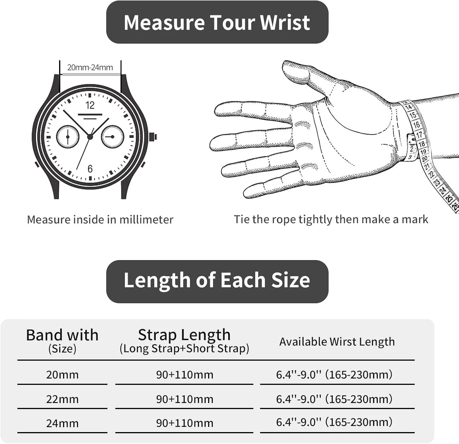 Watch Band Metal Quick Release Watch Bands for Men Women Stainless Steel Smart Watches Strap Bracelet Replacement 18mm 20mm 22mm