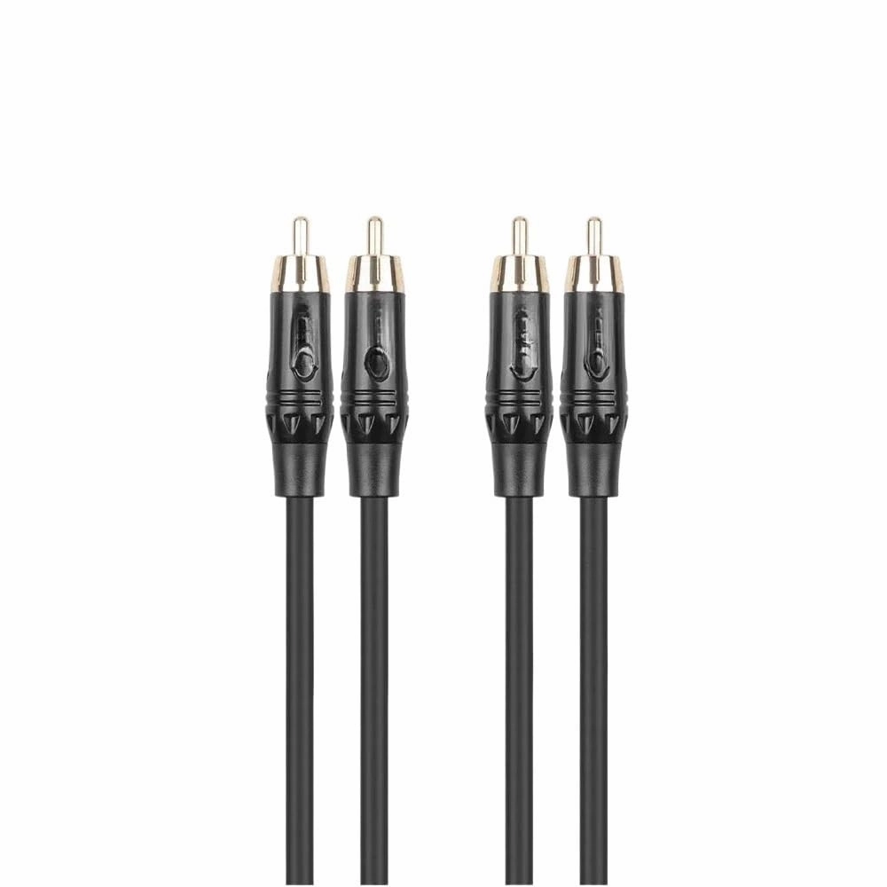 Wen ST 2 R/CA to 2 R/CA Stereo Cable Male to Male Audio Cable for Home Theater,HD DVD,VCD,Amplifier,HiFi Syetem(Female to Female,10M)