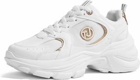 Women's Chunky Platform Sneakers Retro Dad Shoes with Recyclable Material Insole Anti-Slip Rubber Sole & Lightweight Cushion for Casual, Streetwear & Daily Outfits