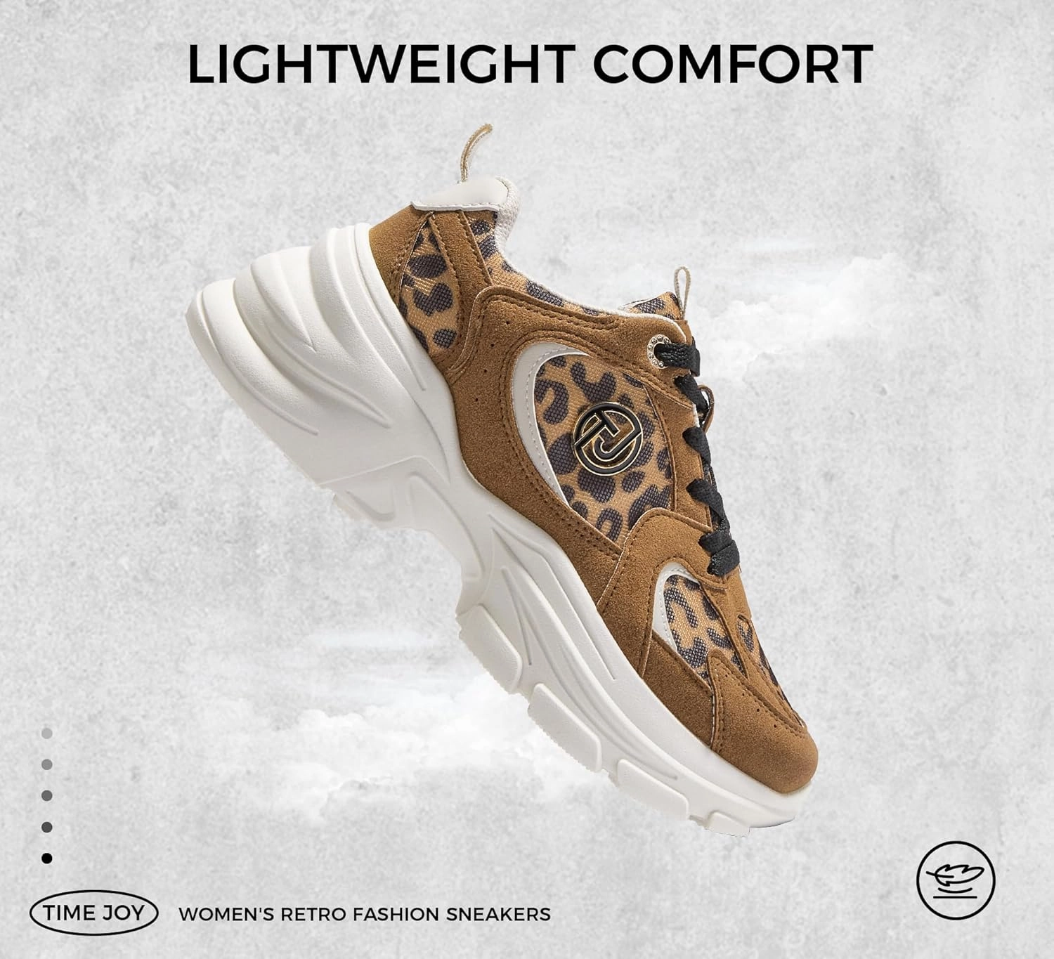 Women's Chunky Platform Sneakers Retro Dad Shoes with Recyclable Material Insole Anti-Slip Rubber Sole & Lightweight Cushion for Casual, Streetwear & Daily Outfits