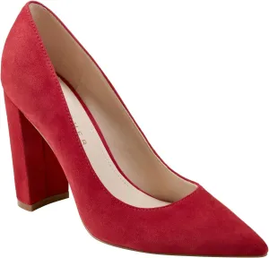 Women's Abilene Pump, Red Suede 610, 6